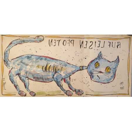 Morgenzeichnung - AUF LEISEN PFOTEN