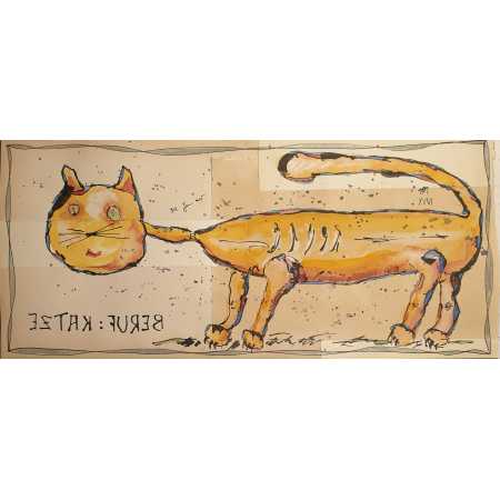 Zeichnung, BERUF : KATZE