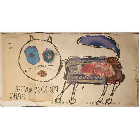 Zeichnung, DER BOSS VON DER GANG