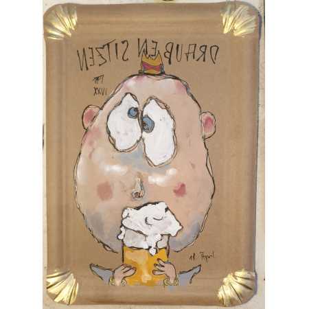 Morgenzeichnung - DRAU&szlig;EN SITZEN