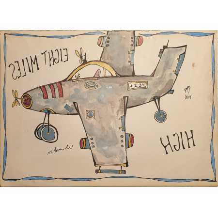 Zeichnung, EIGHT MILES HIGH