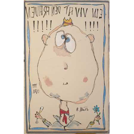 Morgenzeichnung - EIN VIVAT DEN FRAUEN  !