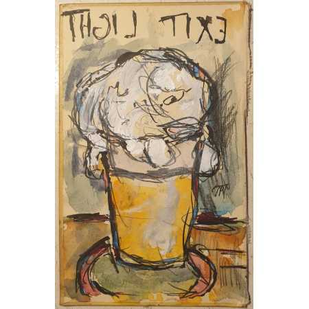 Zeichnung, EXIT LIGHT