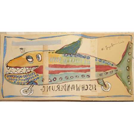 Zeichnung, FISCHWANDERUNG