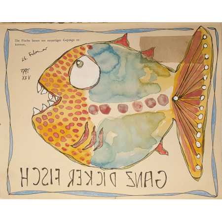 Zeichnung, GANZ DICKER FISCH