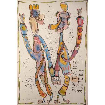 Morgenzeichnung - GEH MIT MIR EIN ST&Uuml;CK