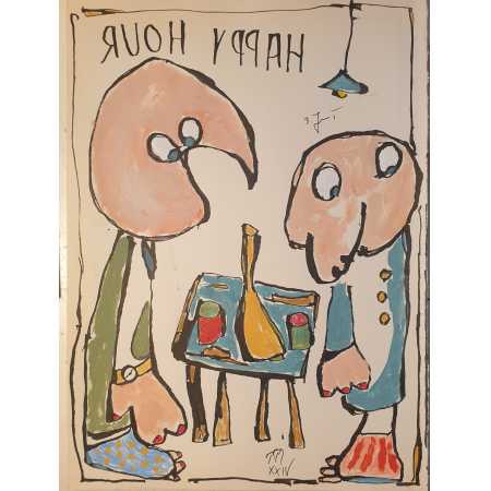 Zeichnung, HAPPY HOUR