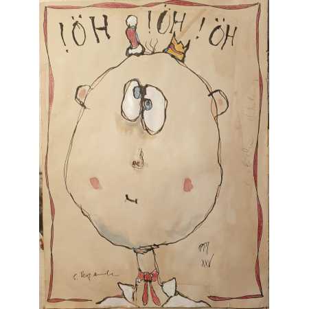 Zeichnung, HÖ !  HÖ  !  HÖ!