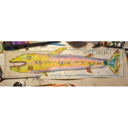 Morgenzeichnung - I FOLLOW THE RIVERS