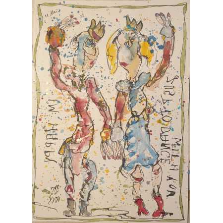 Morgenzeichnung - I'M HAPPY JUST TO DANCE WITH YOU