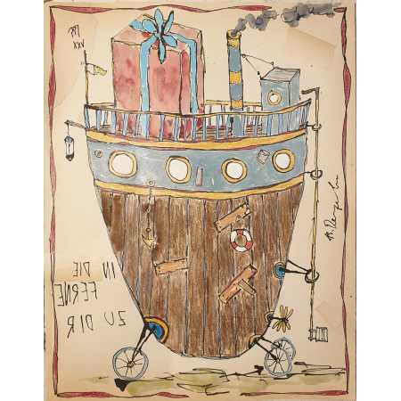 Zeichnung, IN DIE FERNE ZU DIR