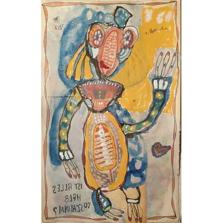 Zeichnung, IST ALLES HALB SO SCHLIMM?