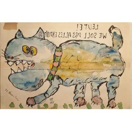 Zeichnung, LEUTE !  WIE SOLL DAS ALLES ENDEN.