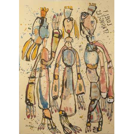 Zeichnung, LOVELY STRANGERS