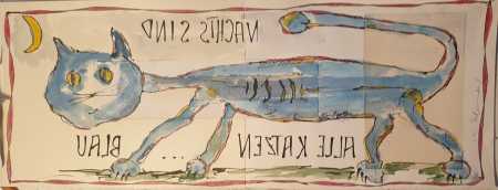 NACHTS SIND ALLE KATZEN  BLAU