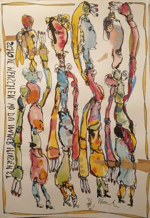 SCHÖNE MENSCHEN,  WO DU IMMER HINSIEHST