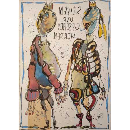 Morgenzeichnung - SEHEN UND GESEHEN WERDEN