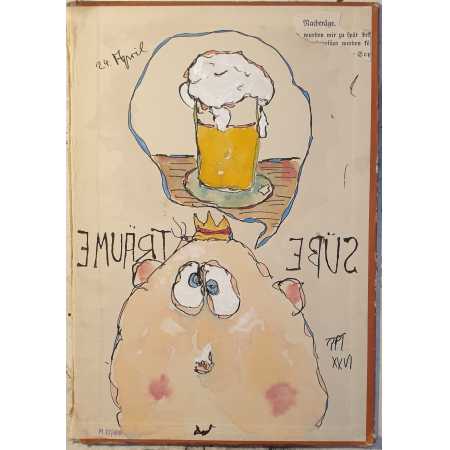 Morgenzeichnung - S&Uuml;&szlig;E TR&Auml;UME.    2