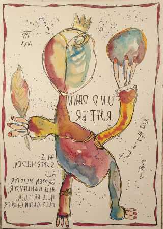 UND DANN RUFT ER......