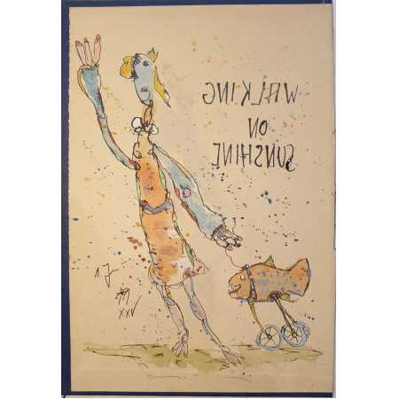 Zeichnung, WALKING ON SUNSHINE