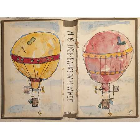 Zeichnung, WIR TREFFEN UNS IM HIMMEL