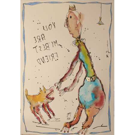 Morgenzeichnung - YOU ARE MY BEST FRIEND